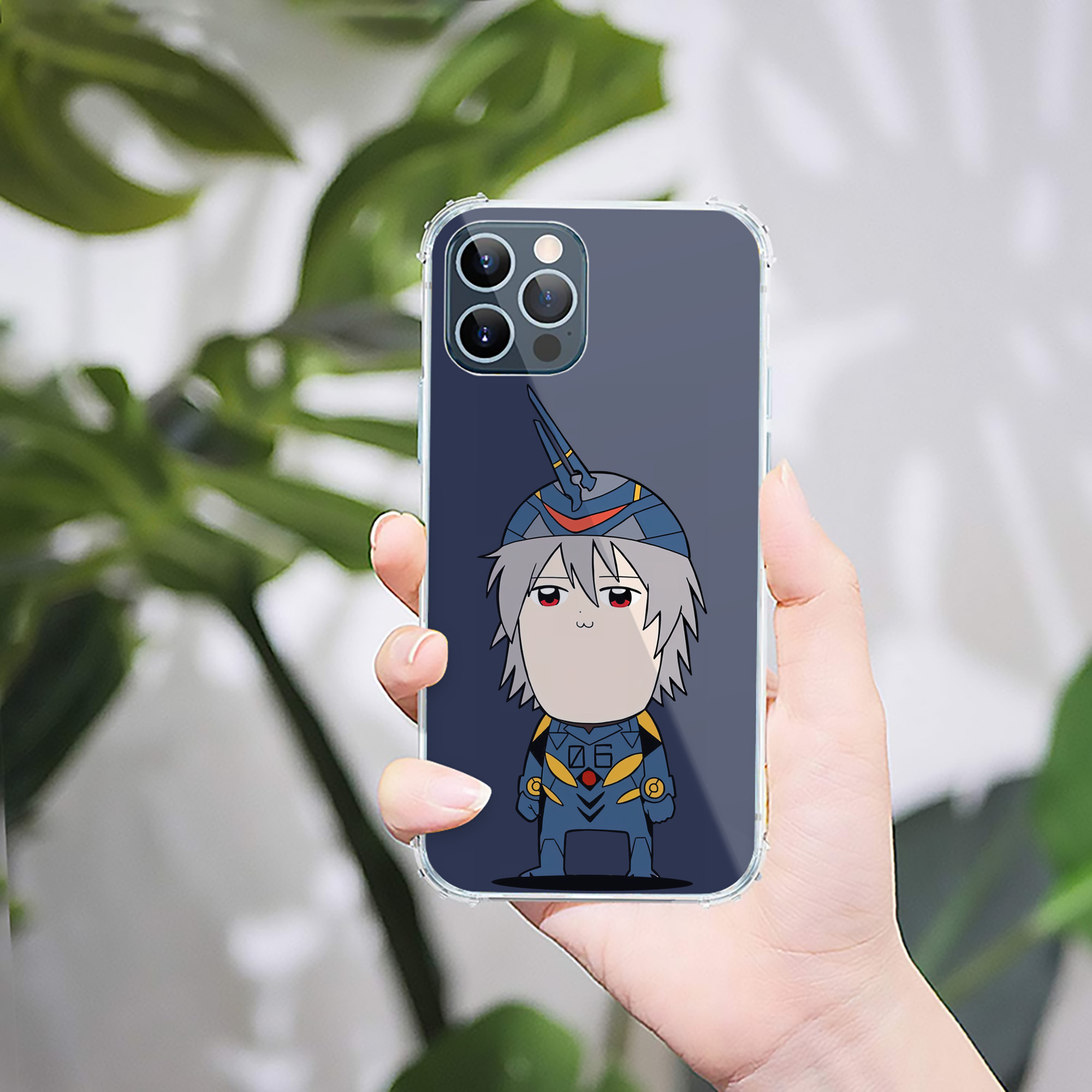 （画像用） EVA 新世紀エヴァンゲリオン 【iPhone 12シリーズ対応】透明スマホケース（クリアソフトケース）